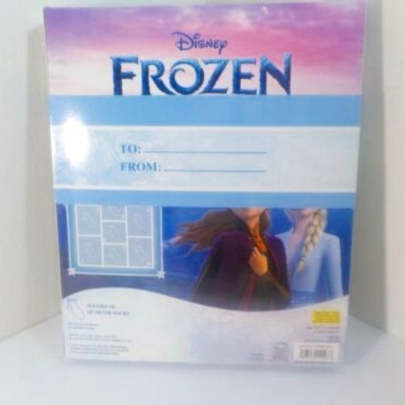 Disney Frozen Quarter Height Socks Size 2T-4T, 10 Days of Socks Advent - Picture 4 of 4